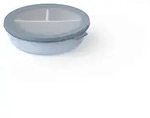 Mepal Bentobox Cirqula, Hellblau, Transparent, Kunststoff, 1.0 L, rund, 6 cm,