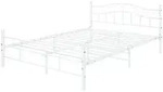 [en.casa] Metallbett, Wei&szlig;, Metall, 140x200 cm, Schlafzimmer, Betten, Metallbetten