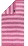 Cawoe Handtuch, Rosa, Textil, Gestreift, 50x100 cm, Badtextilien, Handt&uuml;cher