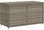 vidaXL Gartenschrank, Grau, Kunststoff, Rechteckig, 55x60.5x110 cm, Aufbewahrung &