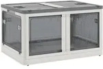 Homcom Aufbewahrungsbox,, Wei&szlig;, Kunststoff, 42x34x60 cm, Ordnen & Aufbewahren,