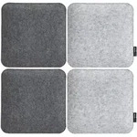 Dunedesign Stuhlkissen, Grau, Kunststoff, Quadratisch, 35x3x35 cm, Wohntextilien,