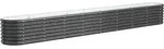 vidaXL Hochbeet, Anthrazit, Metall, Oval, 332x36x332 cm, Gartenzubeh&ouml;r, Hochbeete