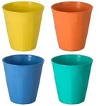 Koziol Becherset, Mehrfarbig, Kunststoff, Kaffee & Tee, Tassen, Kaffeebecher