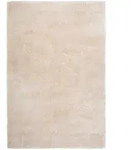 Obsession Hochflorteppich My Curacao, Creme, Textil, Uni, rechteckig, 60x110 cm,