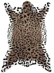 Kayoom Kunstfell, Schwarz, Wei&szlig;, Textil, Animalprint, organisch, 160x230 cm,
