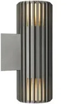 Nordlux Aussenwandleuchte Aludra, Anthrazit, Metall, zylindrisch,zylindrisch, 33.7