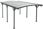 Juskys Carport, Dunkelgrau, Metall, 302x233x505 cm, Aufbewahrung & Schutzh&uuml;llen,