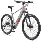 Telefunken E-Bike, Grau, Metall, 114.6 cm, Akkustatusanzeige,