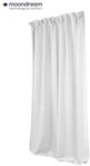 Verdunkelungsvorhang, Wei&szlig;, Textil, Uni, 135x250 cm, Reach, Made in EU, Oeko-Tex&reg;