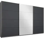 Luca Bessoni Schwebet&uuml;renschrank, Grau, Holzwerkstoff, 3 F&auml;cher, 271x210x62 cm,