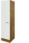 FlexWell Geschirrschrank, Eiche, Magnolie, Holzwerkstoff, 3 F&auml;cher, 50x200x57 cm,
