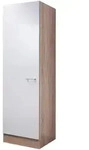 Geschirrschrank, Wei&szlig;, Sonoma Eiche, Holzwerkstoff, 3 F&auml;cher, 200x50 cm, Made in