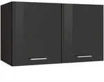 Held K&uuml;chenoberschrank, Graphit, Holzwerkstoff, 1 F&auml;cher, 100x57x34 cm, Made...