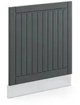 Vicco Frontblende, Dunkelgrau, Wei&szlig;, Holzwerkstoff, Rechteckig, 60x67.4x1.6 cm,