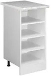 Vicco K&uuml;chenregal, Wei&szlig;, Wei&szlig;, Holzwerkstoff, 3 F&auml;cher, Rechteckig, 40x81.6x60