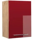 Vicco H&auml;ngeschrank, Bordeaux, Honigeiche, Holzwerkstoff, 2 F&auml;cher, Rechteckig,