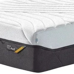Tempur Matratze Pro Plus&reg; Coolquilt, Anthrazit, Wei&szlig;, Textil, F&uuml;llung: