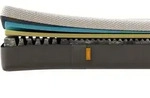 Emma Wendematratze Original 25 Flip, Grau, Wei&szlig;, Textil, H2 + H3, 200x200 cm,