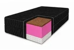 Marpur Latexmatratze, Schwarz, Textil, H3 + H4, 180x200 cm, Oeko-Tex&reg; Standard 100,