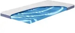 Hn8 Schlafsysteme Gelschaum-Topper, Wei&szlig;, Textil, H2, 90x200 cm, Schlafzimmer,