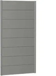 Biohort Sichtschutz, Grau, Metall, 96x182x4.4 cm, Sonnen- & Sichtschutz, Sichtschutz