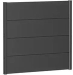 Biohort Sichtschutz, Dunkelgrau, Metall, 96x91x4.4 cm, Sonnen- & Sichtschutz,