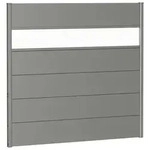 Biohort Sichtschutz, Grau, Metall, Kunststoff, 145x137x4.4 cm, Sonnen- & Sichtschutz,
