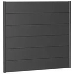 Biohort Sichtschutz, Dunkelgrau, Metall, 145x137x4.4 cm, Sonnen- & Sichtschutz,