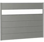 Biohort Sichtschutz, Grau, Metall, Kunststoff, 180x137x4.4 cm, Sonnen- & Sichtschutz,