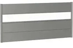 Biohort Sichtschutz, Grau, Metall, Kunststoff, 194x91x4.4 cm, Sonnen- & Sichtschutz,