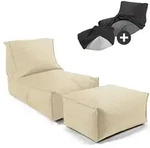 Mokebo Outdoor, Beige, Textil, 60x65x95 cm, Oeko-Tex&reg;, Gartenm&ouml;bel,