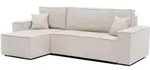 Idohome Ecksofa, Beige, Textil, 4-Sitzer, L-Form,L-Form, 244x155 cm, Wohnzimmer,