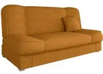 Mirjan24 Schlafsofa, Gelb, Kunststoff, Kiefer, 3-Sitzer, Rechteckig, 175x80x80...