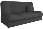 Mirjan24 Schlafsofa, Dunkelgrau, Kunststoff, Kiefer, 3-Sitzer, Rechteckig,...