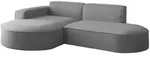 Fun M&ouml;bel Ecksofa, Grau, Textil, L-Form, 236x165 cm, Wohnzimmer, Sofas & Couches,