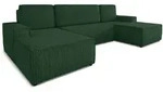 Sofnet Wohnlandschaft, Gr&uuml;n, Textil, 7-Sitzer, U-Form,Rechteckig, 313x85x144 cm,