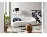 Livetastic 3-Sitzer-Sofa, Wei&szlig;, Kunststoff, 220x70x93 cm, erweiterbar, Wohnzimmer,