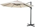 MCW Ampelschirm, Wei&szlig;, Textil, 420x400 cm, Sonnen- & Sichtschutz, Sonnenschirme,