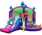 Costway H&uuml;pfburg, Mehrfarbig, Kunststoff, 385x300x332 cm, Outdoor Spielzeug,