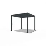 Gardenson Pergola, Metall, 300x255x300 cm, Sonnen- & Sichtschutz, Pavillons &