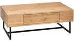Novel Couchtisch, Schwarz, Eiche, Holz, Holzwerkstoff, Eiche, furniert, massiv, 1
