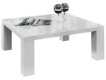 Livetastic Couchtisch, Wei&szlig;, Holzwerkstoff, rechteckig, eckig, 90x40x90 cm,