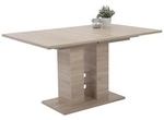 Carryhome Esstisch , Sonoma Eiche , Holzwerkstoff , rechteckig , Säule, Bodenplatte Carryhome Esstisch , Sonoma Eiche , Holzwerkstoff , rechteckig , Säule, Bodenplatte
