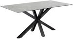 Mid.you Esstisch, Grau, Keramik, rechteckig, eckig, 90x75.5x160 cm, Esszimmer,