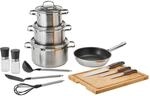 R&ouml;sle Kochtopfset Gourmet-Set Elegance, Metall, 13-teilig, 16 cm,20 cm, 37.8x29x59