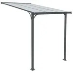 Home Deluxe Haust&uuml;rvordach, Anthrazit, Metall, 222x258x150 cm, Sonnen- &