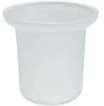 bremermann Ersatzglas, Wei&szlig;, Glas, 11.5x11x11.5 cm, Badezimmer, WC Ausstattung, WC