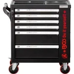 Werkstattwagen, Rot, Schwarz, 74.98x87.97x45.5 cm, Freizeit, Heimwerken,