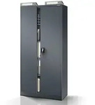 Jan Nowak Aktenschrank, Anthrazit, Metall, 90x195x40 cm, Arbeitszimmer,